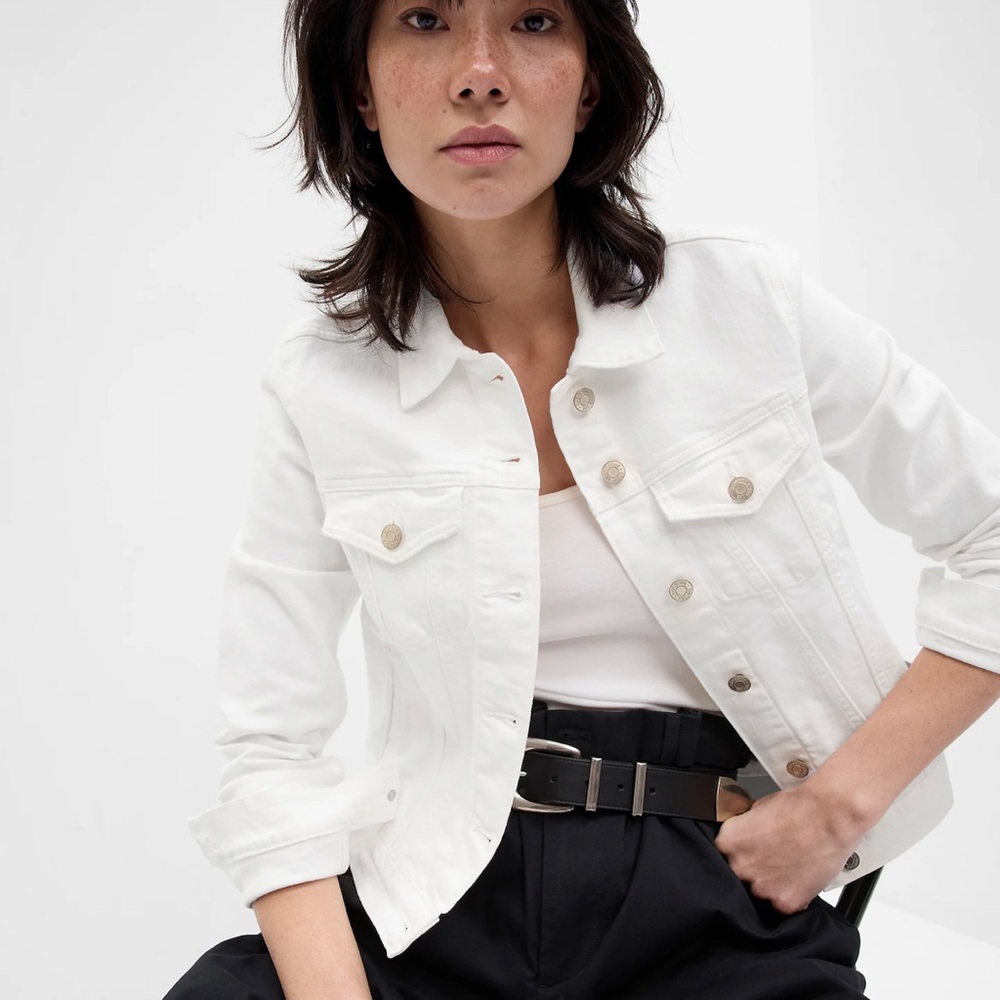 Icon Denim White Jacket
